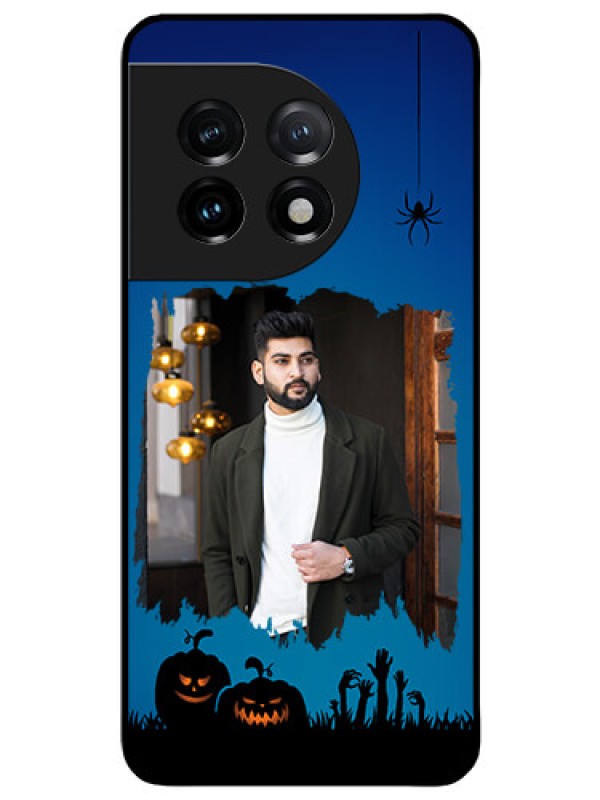 Custom OnePlus 11 5G Photo Printing on Glass Case - with pro Halloween design