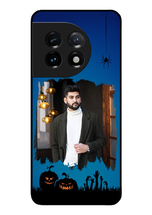 OnePlus 11 5G Photo Printing on Glass Case - with pro Halloween design