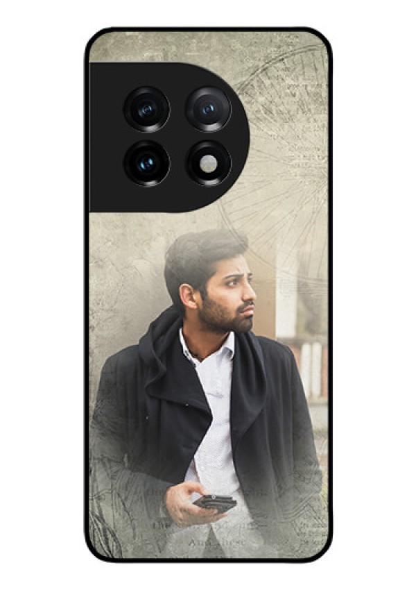 OnePlus 11 5G Custom Glass Phone Case - with vintage design