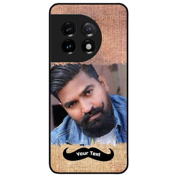 OnePlus 11 5G Personalized Glass Phone Case - with Texture Design