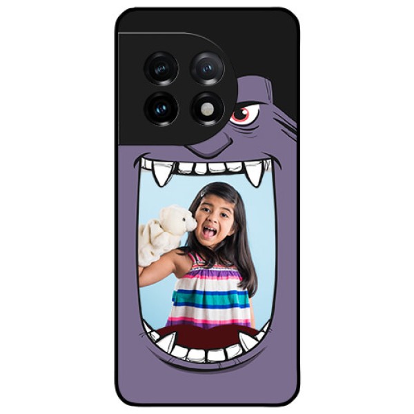 OnePlus 11 5G Custom Glass Phone Case - Angry Monster Design