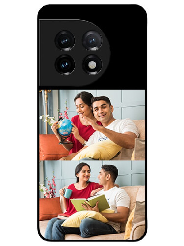 Custom OnePlus 11 5G 2 Images on Glass Phone Cover