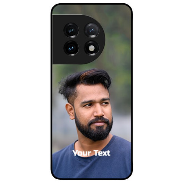 OnePlus 11 5G Glass Mobile Cover: Photo with Text OnePlus 11 5G Glass Mobile Cover: Photo with Text
