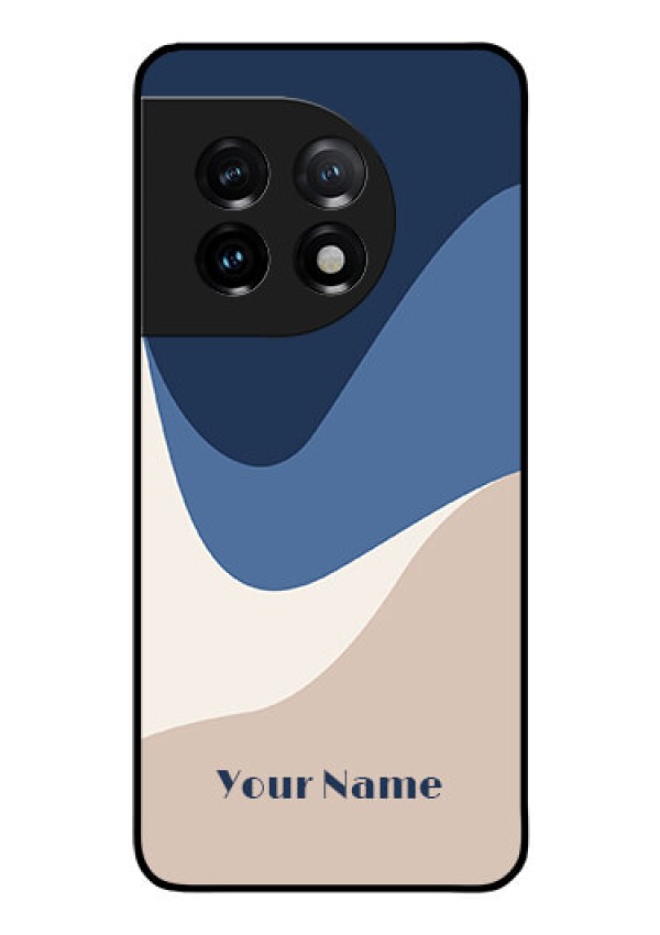 OnePlus 11 5G Custom Glass Phone Case - Abstract Drip Art Design
