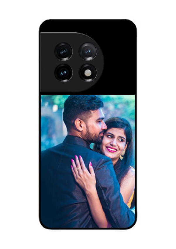 OnePlus 11 5G Custom Glass Phone Case - Upload Full Picture With Custom Color Design