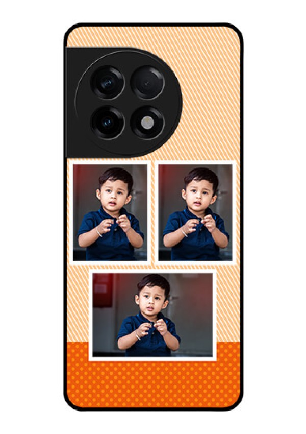 OnePlus 11R 5G Photo Printing on Glass Case - Bulk Photos Upload Design
