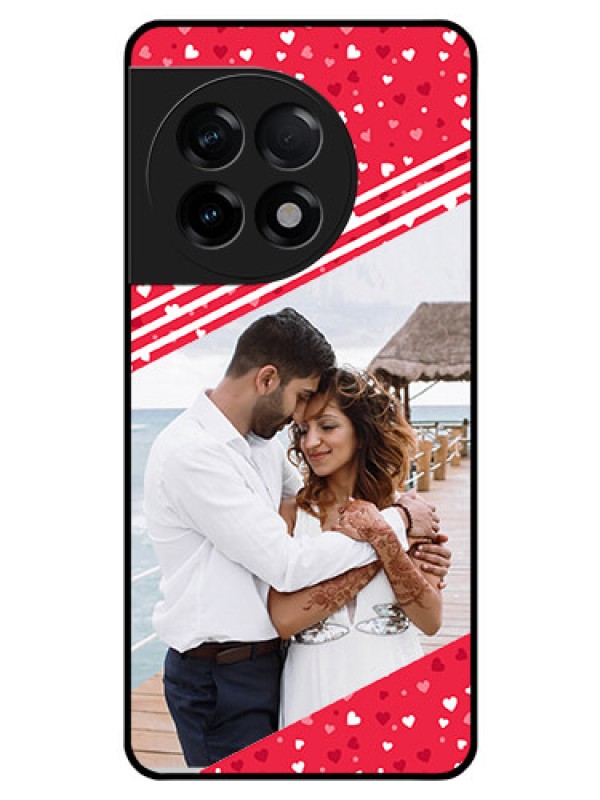Custom OnePlus 11R 5G Custom Glass Mobile Case - Valentines Gift Design