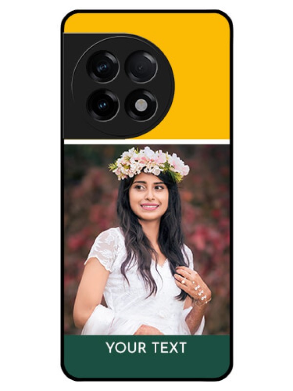 Custom OnePlus 11R 5G Photo Printing on Glass Case - Love You Design