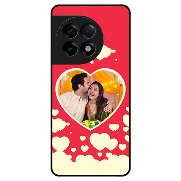 OnePlus 11R 5G Custom Glass Mobile Case - Love Symbols Phone Cover Design OnePlus 11R 5G Custom Glass Mobile Case - Love Symbols Phone Cover Design