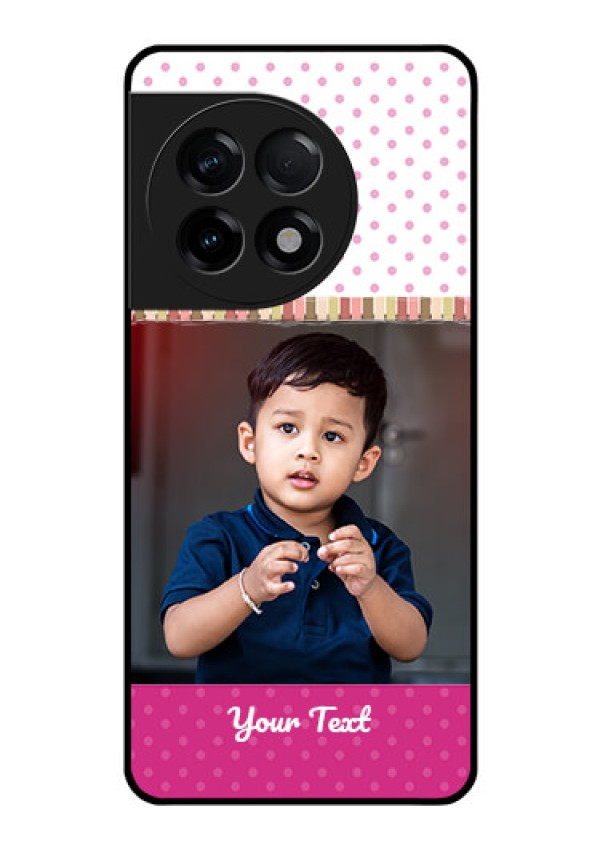 OnePlus 11R 5G Photo Printing on Glass Case - Cute Girls Cover Design