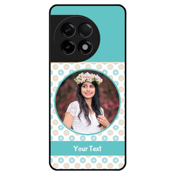 OnePlus 11R 5G Custom Glass Mobile Case - Beautiful Flowers Design