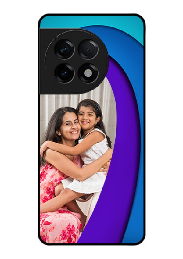 OnePlus 11R 5G Photo Printing on Glass Case - Simple Pattern Design