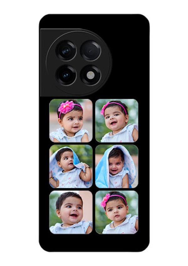 OnePlus 11R 5G Photo Printing on Glass Case - Multiple Pictures Design