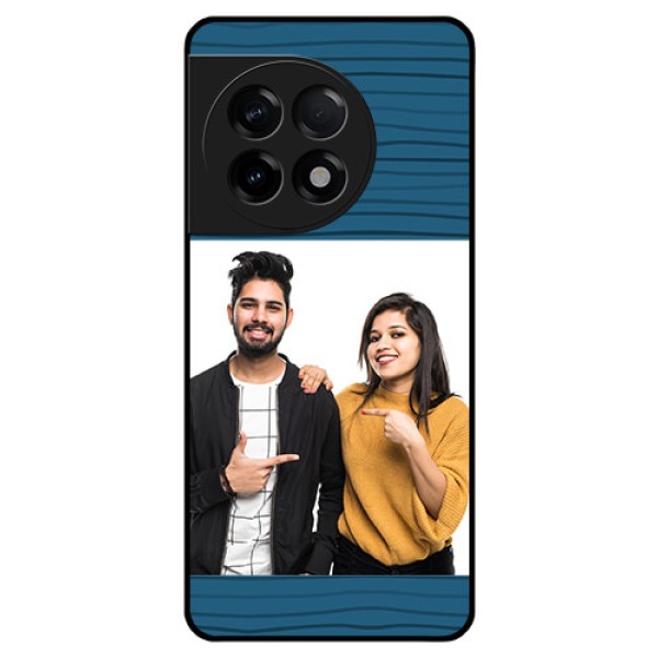 OnePlus 11R 5G Custom Glass Phone Case - Blue Pattern Cover Design OnePlus 11R 5G Custom Glass Phone Case - Blue Pattern Cover Design