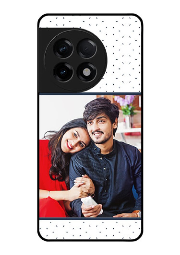 OnePlus 11R 5G Personalized Glass Phone Case - Premium Dot Design