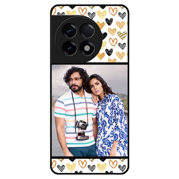 OnePlus 11R 5G Photo Printing on Glass Case - Love Symbol Design