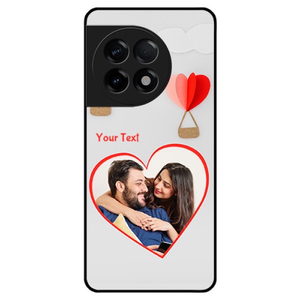 OnePlus 11R 5G Custom Glass Mobile Case - Parachute Love Design OnePlus 11R 5G Custom Glass Mobile Case - Parachute Love Design
