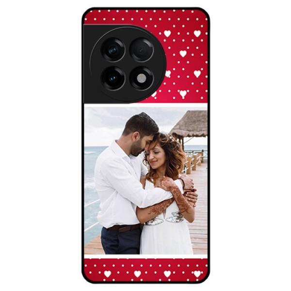 OnePlus 11R 5G Photo Printing on Glass Case - Hearts Mobile Case Design OnePlus 11R 5G Photo Printing on Glass Case - Hearts Mobile Case Design