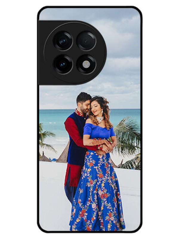 Custom OnePlus 11R 5G Photo Printing on Glass Case - Upload Full Picture Design