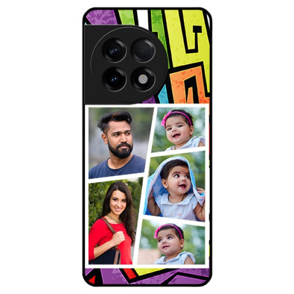 OnePlus 11R 5G Custom Glass Phone Case - Graffiti pattern Design OnePlus 11R 5G Custom Glass Phone Case - Graffiti pattern Design