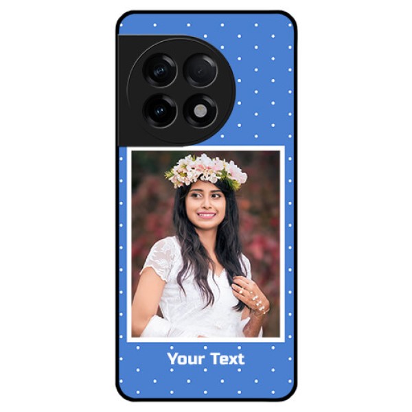 OnePlus 11R 5G Photo Printing on Glass Case - Polka dots design