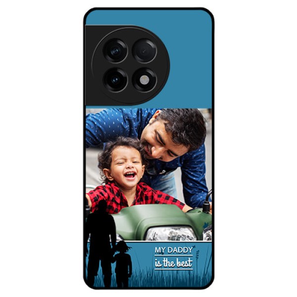 OnePlus 11R 5G Custom Glass Mobile Case - Best dad design