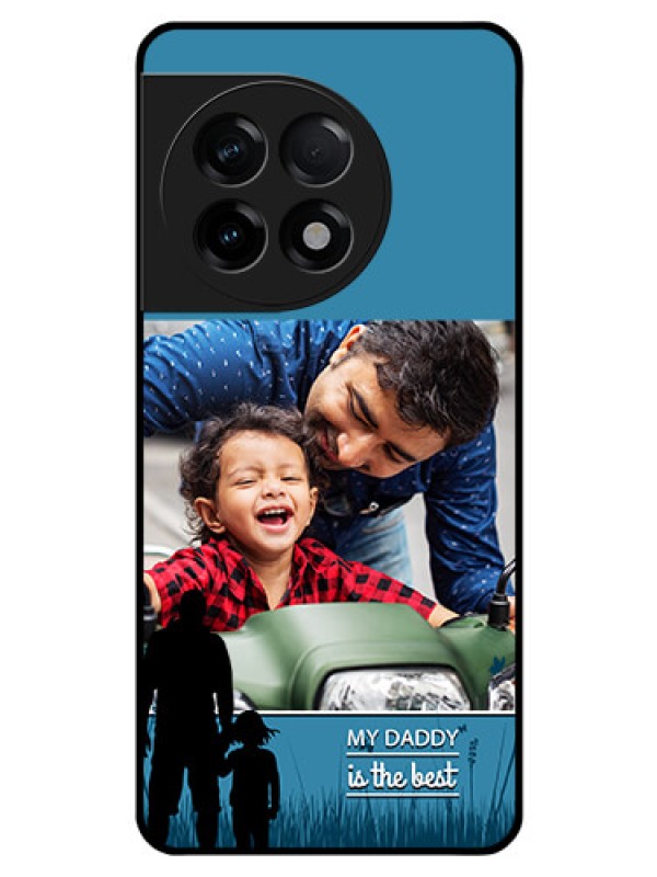 Custom OnePlus 11R 5G Custom Glass Mobile Case - Best dad design