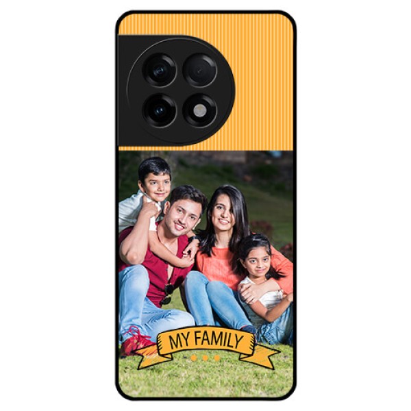 OnePlus 11R 5G Custom Glass Phone Case - My Family Design