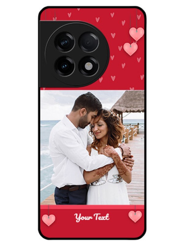 Custom OnePlus 11R 5G Custom Glass Phone Case - Valentines Day Design