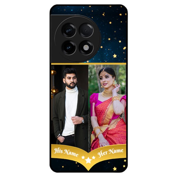 OnePlus 11R 5G Custom Glass Phone Case - Galaxy Stars Backdrop Design OnePlus 11R 5G Custom Glass Phone Case - Galaxy Stars Backdrop Design