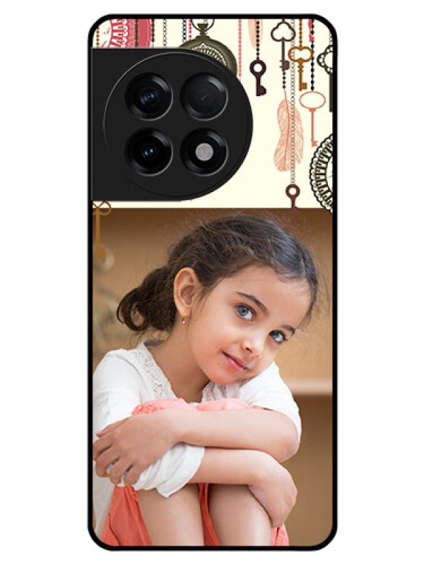 Custom OnePlus 11R 5G Custom Glass Mobile Case - Boho Style Design