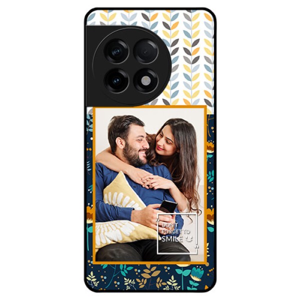 OnePlus 11R 5G Custom Glass Mobile Case - Pattern Design
