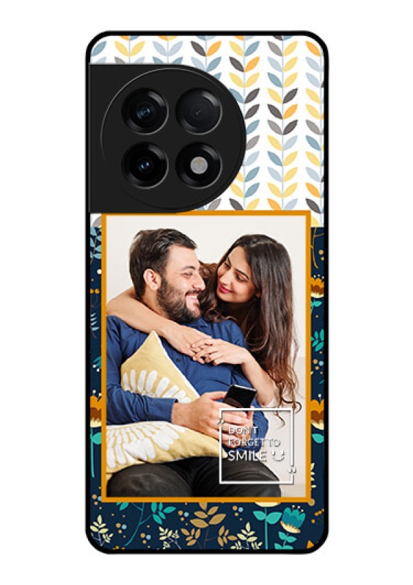 OnePlus 11R 5G Custom Glass Mobile Case - Pattern Design