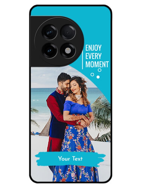 Custom OnePlus 11R 5G Custom Glass Mobile Case - Happy Moment Design