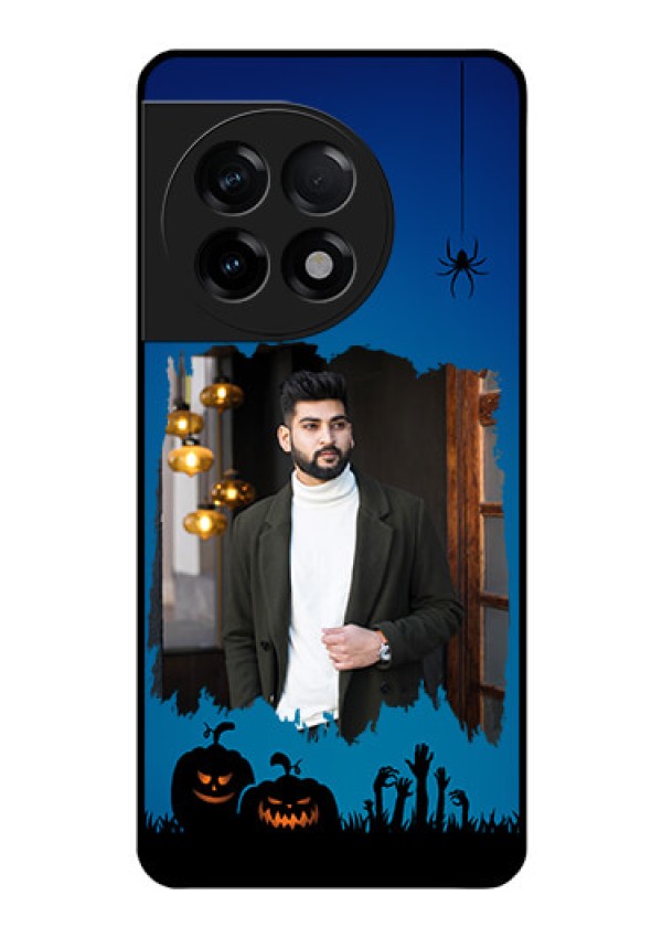OnePlus 11R 5G Photo Printing on Glass Case - with pro Halloween design