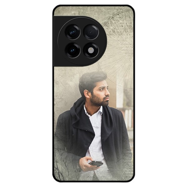 OnePlus 11R 5G Custom Glass Phone Case - with vintage design