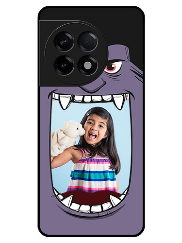 Custom OnePlus 11R 5G Custom Glass Phone Case - Angry Monster Design