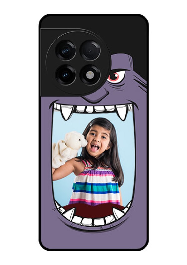 OnePlus 11R 5G Custom Glass Phone Case - Angry Monster Design