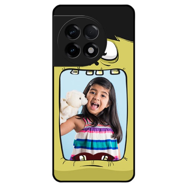 OnePlus 11R 5G Personalized Glass Phone Case - Cartoon monster back case Design OnePlus 11R 5G Personalized Glass Phone Case - Cartoon monster back case Design