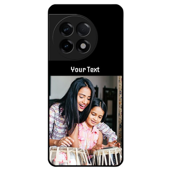 OnePlus 11R 5G Photo with Name on Glass Phone Case OnePlus 11R 5G Photo with Name on Glass Phone Case