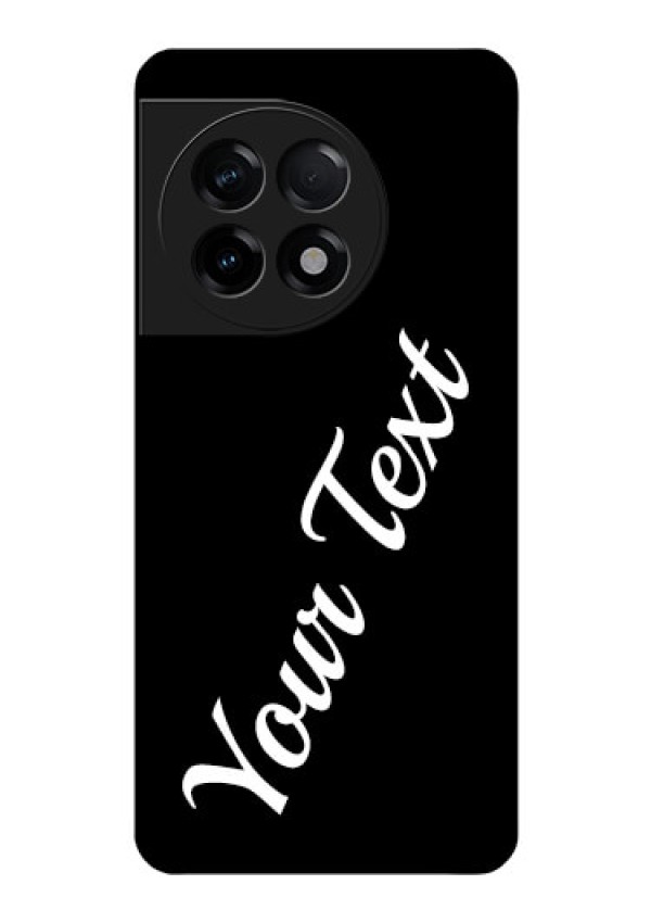OnePlus 11R 5G Custom Glass Mobile Cover with Your Name
