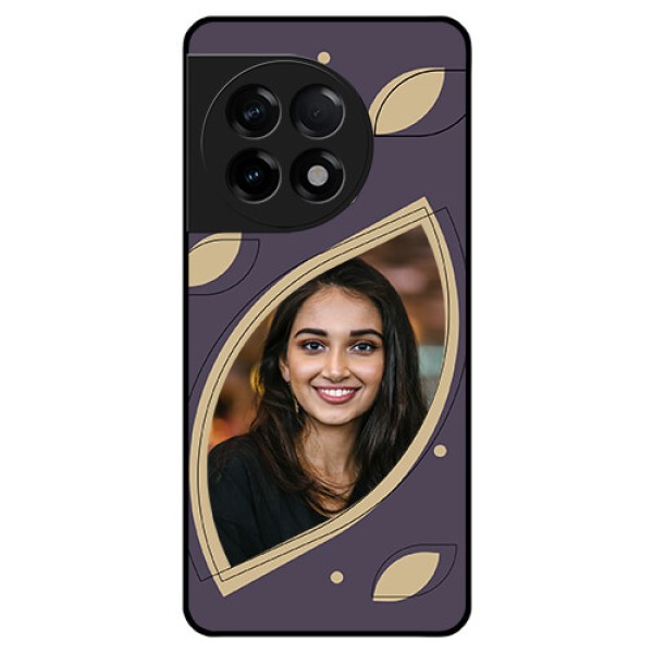 OnePlus 11R 5G Custom Glass Mobile Case - Falling Leaf Design