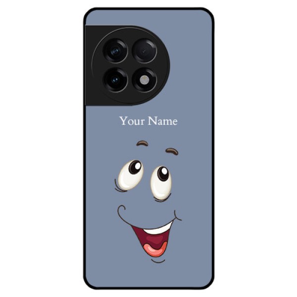 OnePlus 11R 5G Photo Printing on Glass Case - Laughing Cartoon Face Design OnePlus 11R 5G Photo Printing on Glass Case - Laughing Cartoon Face Design