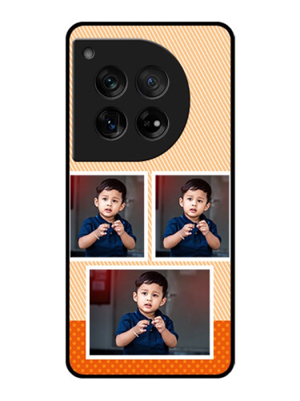 Custom OnePlus 12 5G Custom Glass Phone Case - Bulk Photos Upload Design