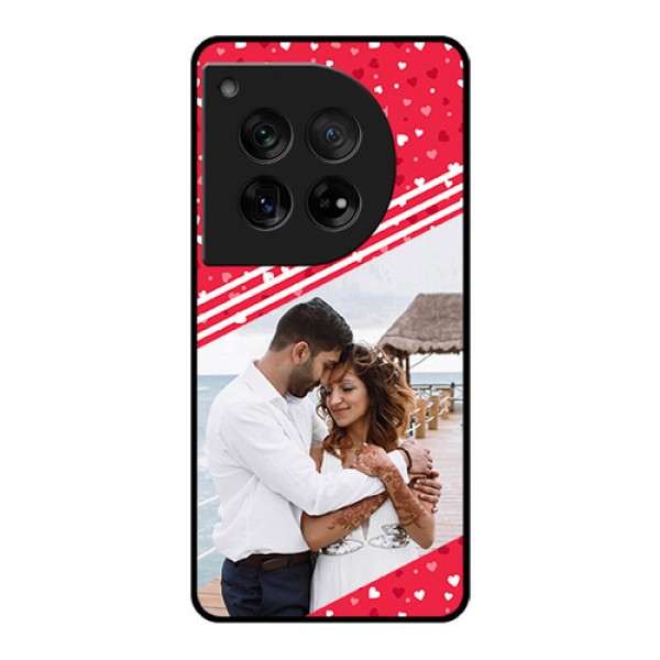 OnePlus 12 5G Custom Glass Phone Case - Valentines Gift Design OnePlus 12 5G Custom Glass Phone Case - Valentines Gift Design