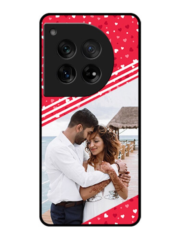 Custom OnePlus 12 5G Custom Glass Phone Case - Valentines Gift Design