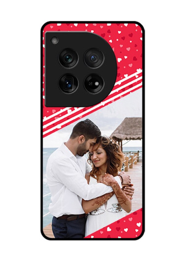 OnePlus 12 5G Custom Glass Phone Case - Valentines Gift Design