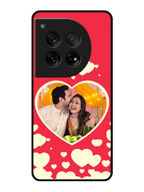 Custom OnePlus 12 5G Custom Glass Phone Case - Love Symbols Phone Cover Design