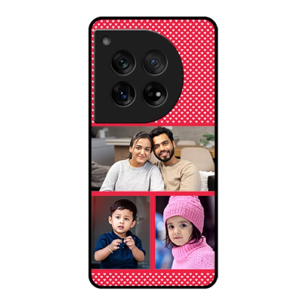 OnePlus 12 5G Custom Glass Phone Case - Bulk Photo Upload Design