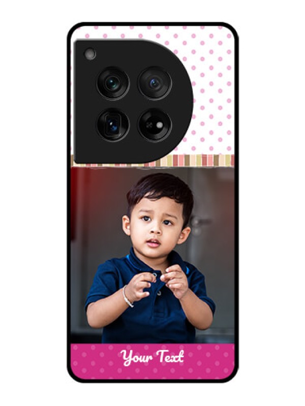 Custom OnePlus 12 5G Custom Glass Phone Case - Cute Girls Cover Design